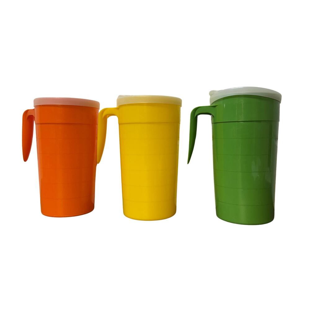 Vintage Estate Plastic Pitchers Set of 3